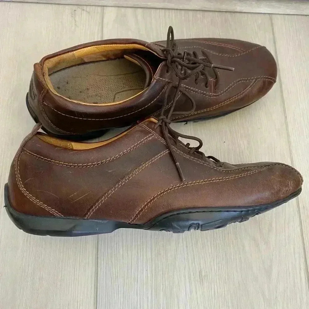 Timberland Paladian Brown Leather Sneakers 8 - Picture 5 of 9